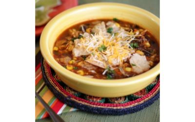 Skinny Slow Cooker Chicken Tortilla Soup