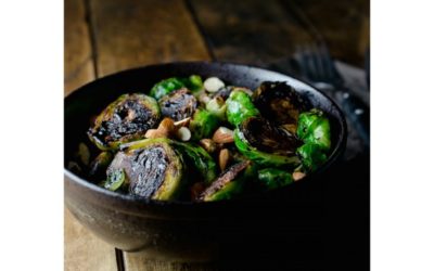 Pan Seared Balsamic Brussels Sprouts