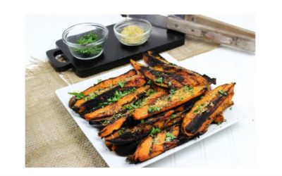 Grilled Sweet Potato Wedges