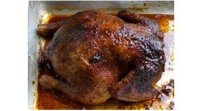 Roasted Sticky Rotisserie-Style Chicken