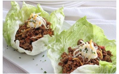 Turkey Taco Lettuce Wraps