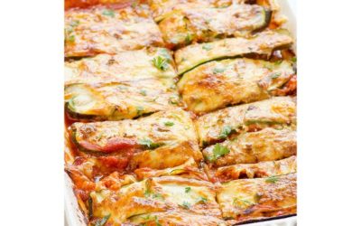 Chicken Zucchini Enchilada Casserole